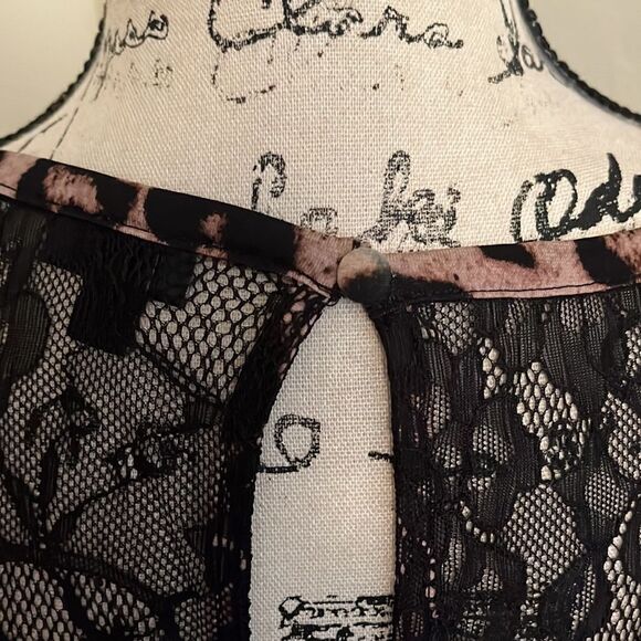 Torrid Leopard Lace Front Pockets Maxi Dress Mobwife Animal Print - Picture 13 of 15